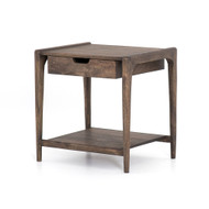 Four Hands Valeria End Table - Aged Brown
