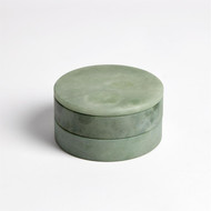 Global Views Alabaster Swivel Box - Green