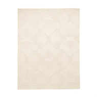 Global Views Arches Rug - Ivory/Ivory - 11 x 14