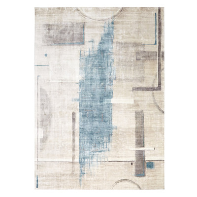 Global Views Art Rug - Blue - 5x8