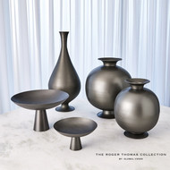 Global Views Bronzino Orb Vase - Gunmetal - Lg