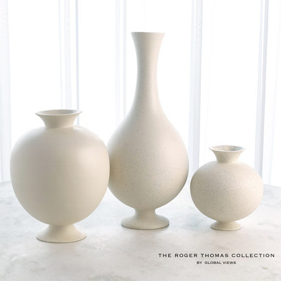 Global Views Ceramic Baluster Vase - Lg