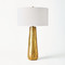 Studio A Chased Round Table Lamp - Antique Brass