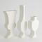Global Views Classic Sliced Vase - Matte White