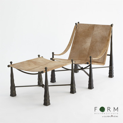 Global Views Cognac Chair