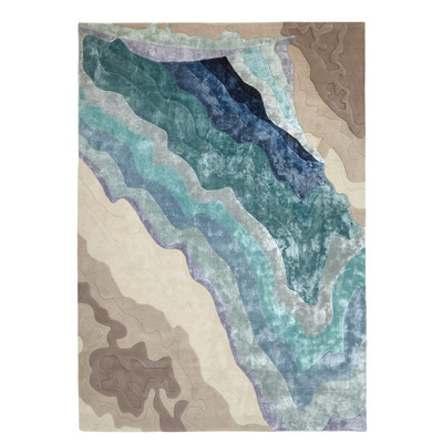 Global Views Fractured Rug - Cool - 12x18