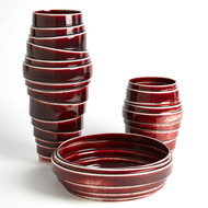 Global Views Layered Bowl - Oxblood