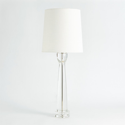 Global Views Modern Crystal Column Lamp