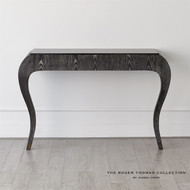 Global Views Paris Wall Console - Black Cerused Oak