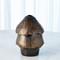 Studio A Primitive Mushroom Vase - Brown/Bronze