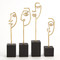 Studio A Scribble Sculpture Father - Polished Brass