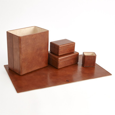 Global Views Signature Tobacco Wastebasket