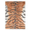 Global Views Tiger Stripe Rug - Orange - 6x9