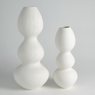 Studio A Torch Vase - Matte White - Lg
