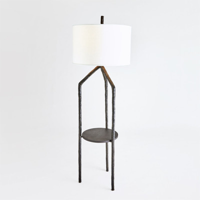 Studio A Trio Table/Floor Lamp - Brown/Bronze Verdi w/Granite
