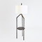 Studio A Trio Table/Floor Lamp - Brown/Bronze Verdi w/Granite