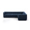 Four Hands Augustine 3 - Piece Sectional - Sapphire Navy - 105"