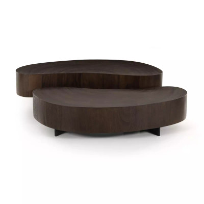 Four Hands Avett Coffee Table - 2 Piece - Smoked Guanacaste