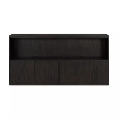 Four Hands Bane Media Console - Dark Charcoal