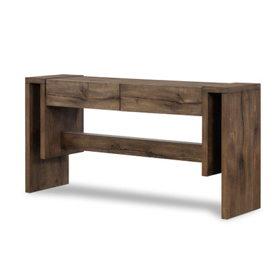 Four Hands Beam Console Table - Rustic Fawn Veneer