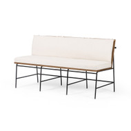 Four Hands Crete Dining Bench - Savile Flax