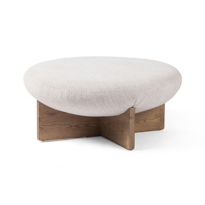 Four Hands Dax Large Ottoman - Gibson Wheat