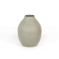 Four Hands Ilari Vase - Light Grey Matte Ceramic