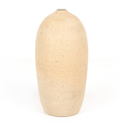 Four Hands Izan Tall Vase - Natural Speckled Clay
