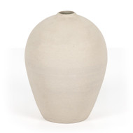 Four Hands Izan Vase - Cream Matte Ceramic
