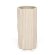 Four Hands Julio Tall Vase - Cream Matte Ceramic