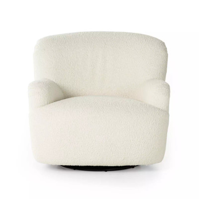 Four Hands Kadon Swivel Chair - Sheepskin Natural