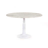 Four Hands Lucy Round Dining Table - Nimbus White - 60"