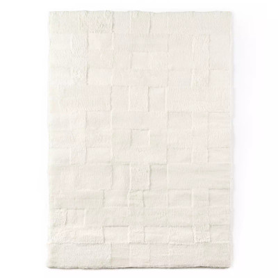 Four Hands Patchwork Shearling Rug - 8'X10' - Cream Shorn