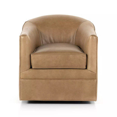 Four Hands Quinton Swivel Chair - Ontario Taupe