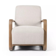 Four Hands Rhimes Chair - Stonewash Print Ecru