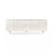 Four Hands Rio Media Console - Round Cut White Wash