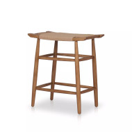 Four Hands Robles Outdoor Dining Counter Stool - Natural Teak