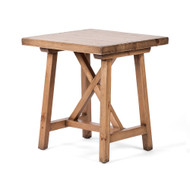 Four Hands Trellis End Table - Waxed Pine