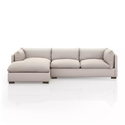 Four Hands Westwood 2 - Piece Sectional - 112" - Left Chaise - Bayside Pebble