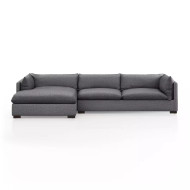 Four Hands Westwood 2 - Piece Sectional - 131" - Left Chaise - Bennett Charcoal