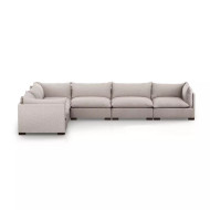Four Hands Westwood 6 - Piece Sectional - Bayside Pebble