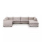 Four Hands Westwood 7 - Piece Sectional W/ Ottoman - Bayside Pebble
