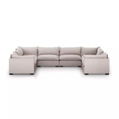 Four Hands Westwood 8 - Piece Sectional - Bayside Pebble