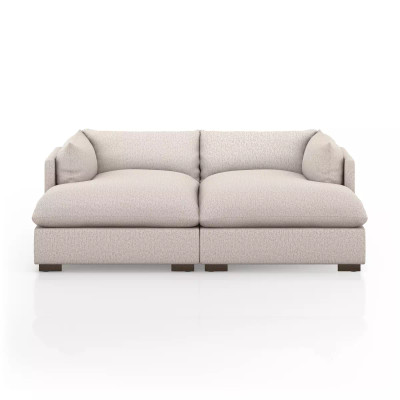 Four Hands Westwood Double Chaise Sectional - 87" - Bayside Pebble
