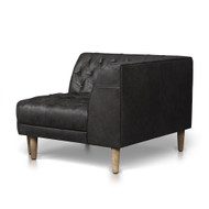 Four Hands Williams Sectional- Natural Washed Ebony - Corner Piece