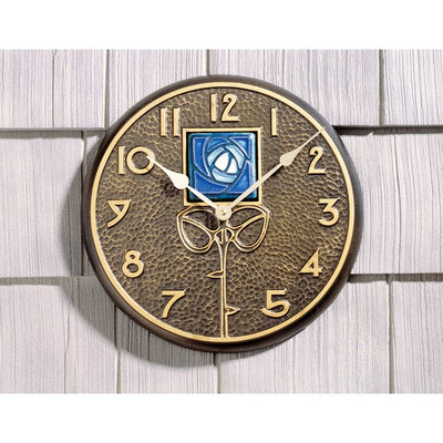 Blue Dard Hunter Rose Clock main image