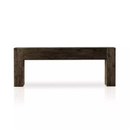 Four Hands Abaso Console Table - Ebony Rustic Wormwood Oak