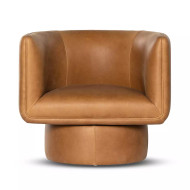 Four Hands Adriel Swivel Chair - Palermo Cognac