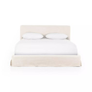 Four Hands Aidan Slipcover Bed - Brussels Natural - Queen