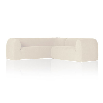 Four Hands Ainsworth Slipcover Sofa - Right Arm Facing - Broadway Snow